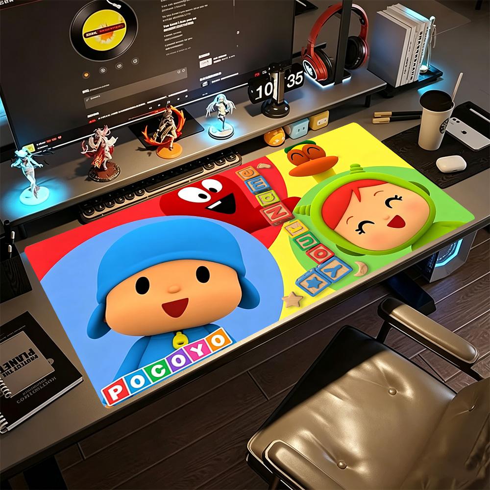 Pocoyo Customize Your Name Mouse Pad Office Mouse Mats Desktop Mouse Pad Non-Slip Rubber Base Perfect for Office Laptop Gaming Setup