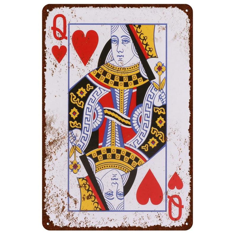 Металлические жестяные знаки Poker Jokers King настенное украшение табличка винтажный художественный постер железная картина для Man Cave Home Cafe Garden Club Bar