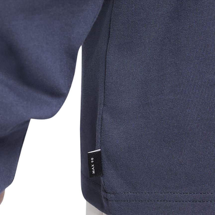 Nike Спортивная одежда премиум-класса, однотонный повседневный свитер свободного кроя с круглым вырезом, длинным рукавом, спущенными плечами, мужские топы DO7391-437