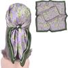 27.5 Inches Silk Head Scarf for Women Satin Hair Scarf Silk Wrap Neck Square Scarves Feeling Scarf Boho Headwear