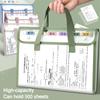 Waterproof File Bag 13 Pockets Archive Bag Fashion Test Paper Storage Folder School Office