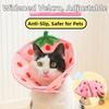 Bees Cat Elizabeth Collar Strawberry Cat Dog Grooming Cover Dog Recovery Collar for Dogs Cats