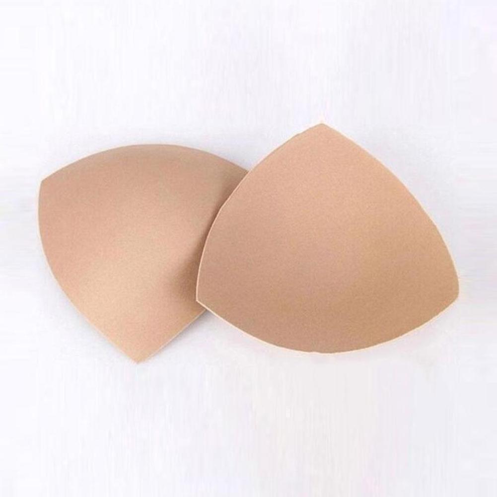 Женский треугольный коврик для груди, нижнее белье, аксессуары, регулируемые чашки, губчатые накладки на грудь, толкающие грудь U4A0