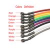 Motorcycle Dirt Bike Braided Brake Hose Line Steel Brake cable Hydraulic Banjo pipe 500mm-1500mm for motorcycle Universal Racing