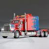 1/24 Peterbilt 389 Седельные тягачи Грузовик Сплав Американский Мускул Грузовик Модель Игрушка Литой Металл Звук и Свет Машина Игрушка для Детей Транспортное средство