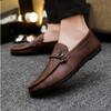 Модные модные мокасины для мужчин, удобная мужская официальная обувь, популярная мужская повседневная обувь 2024 года, новые мужские туфли на плоской подошве для вождения Chaussure Hommes