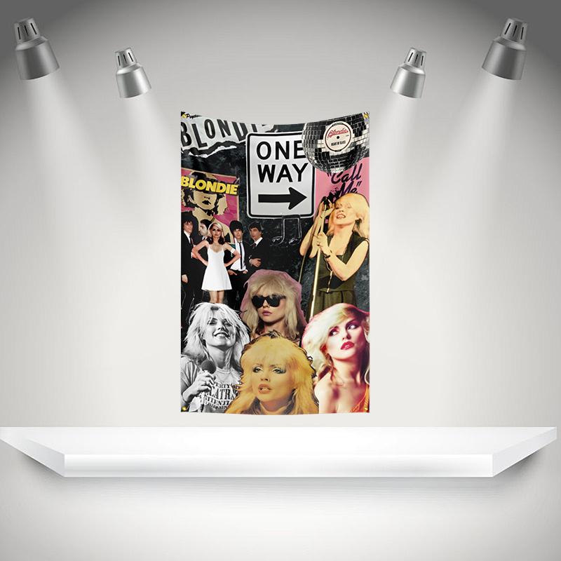 Bblondies Flag Rock Music Band Banner 3x5ft With Brass Grommets Hd Printing Tapestry Exhibition Music Band Fans Garage Decor