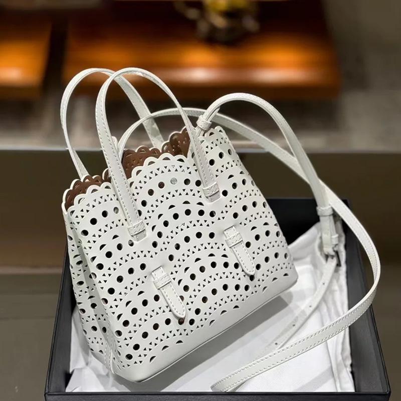 Женская сумка кроссбоди из натуральной кожи, ручной выделки, с лазерной резкой