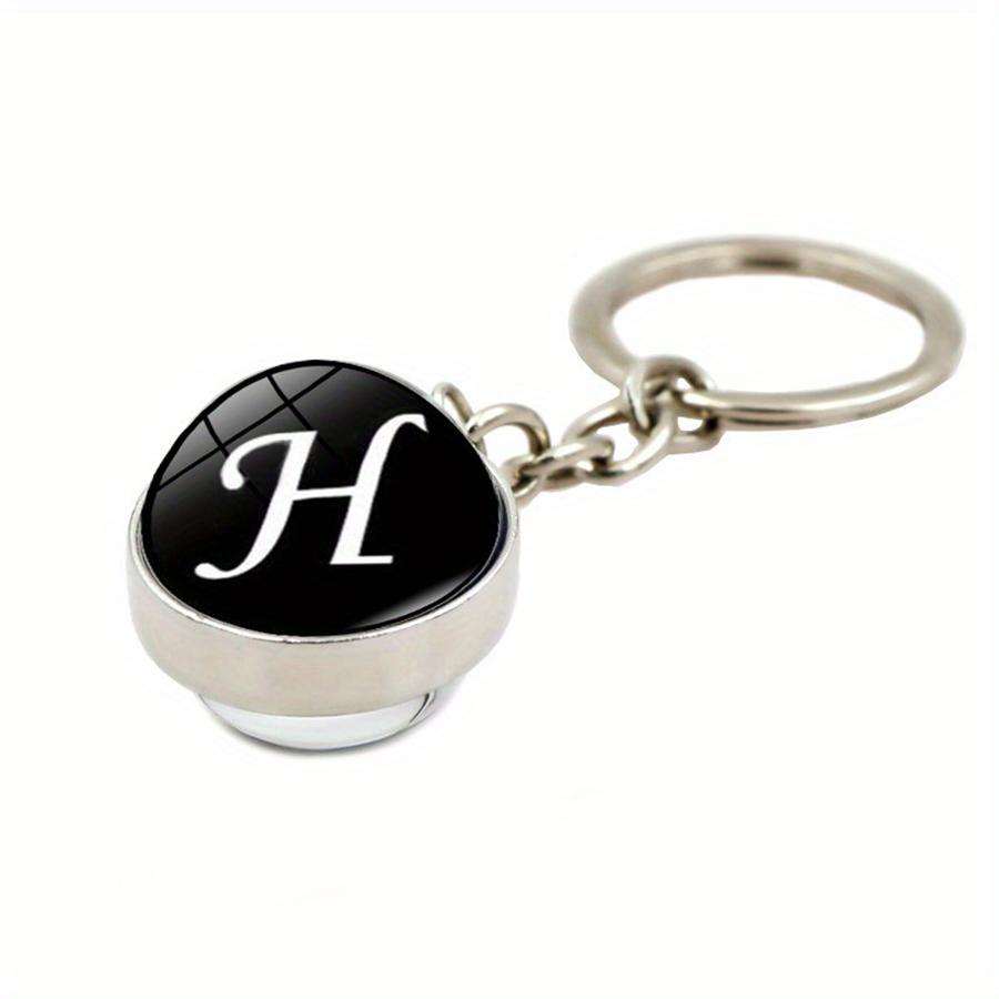 26 английских букв простой стиль металлические начальные шармы подвеска брелок вещи на день Святого Валентина для него друзья любовь набор подарки