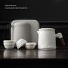 Nordic Coarse Pottery Travel Tea Set