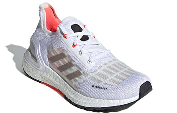 adidas ULT J Плетеные дышащие низкие кроссовки для бега Белый Черный Красный Подростковые EG4821