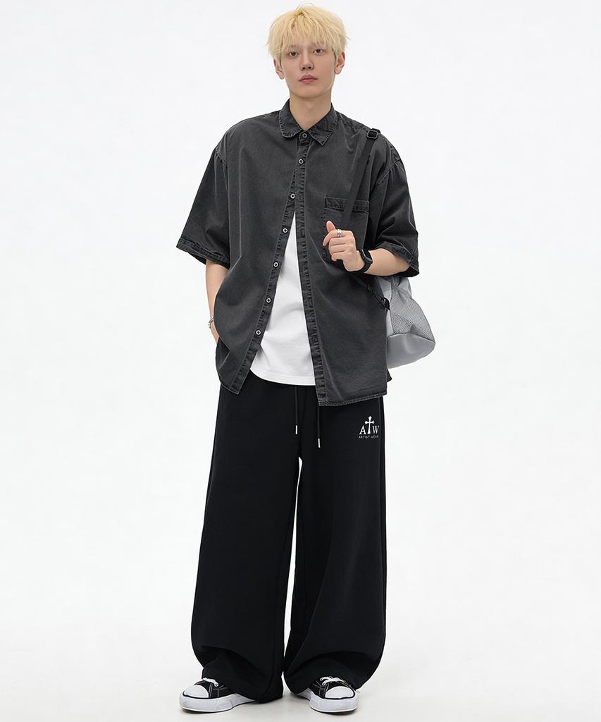 ARTISTWEAR [Atw] Свободные широкие брюки Rise - 2 цвета