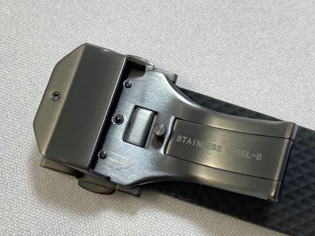 R023011M0 SEIKO Astron 22 мм Силиконовый ремешок с 50-летним юбилейным ограниченным выпуском для и Пряжка, Черный, Издание, SBXC036/ 5X53-0AH0 другие.