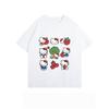Miniso Летняя Новинка Хелло Китти Sanrio Мультяшный Принт Футболка мужская Женская Харадзюку Короткий Рукав Оверсайз Свободный Повседневный Хлопковый Топ
