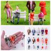 Street Park Figures Accs Miniatures Sitting People Figure Park Layout HO Scale Seated People Model