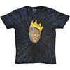 Футболка с принтом 'Crown' от Biggie Smalls, синяя стирка - НОВАЯ