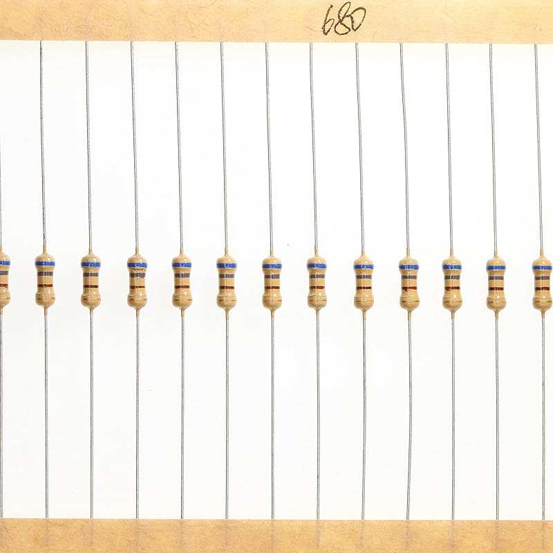 200 Pieces 0.25 Watts 1/4W 680R 680 Ohm 5% Carbon Film Resistor