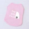 1 Pc Pet Vest, Text Print Summer Breathable Cat Clothing, Siamese, Ragdoll Silver Tabby Vest