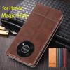 Роскошный магнитный адсорбционный кожаный чехол для Huawei Honor Magic 4 lite / Magic4 lite Flip Cover Case Capa Fundas Coque