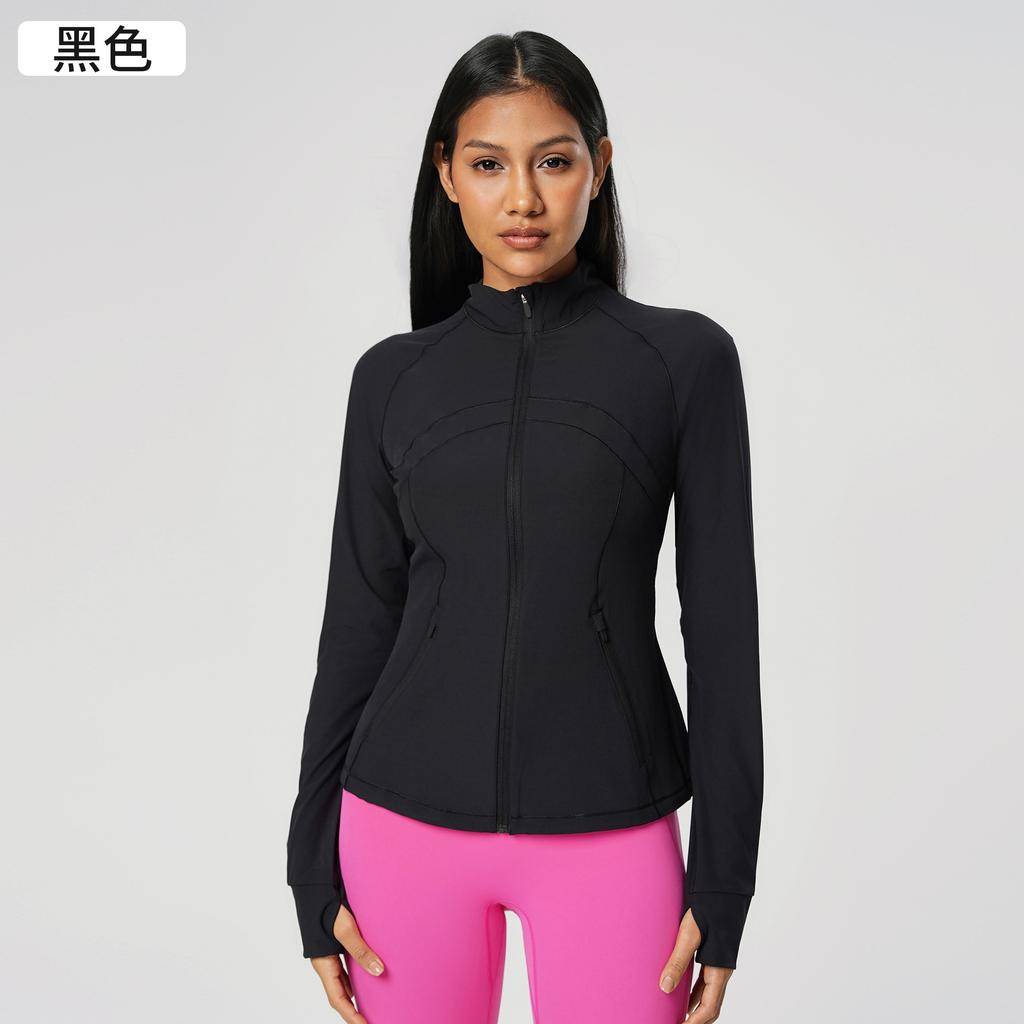 Summer stand-up collar slim-fitting sunscreen clothing for women's light, quick-drying and breathable UPF10 + UV-proof cardigan jacket D11011
