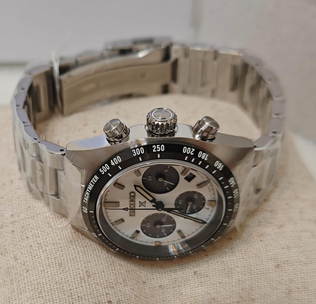 Seiko Мужские часы Prospex Speedtimer Chronograph Solar 39 мм SSC961P1