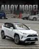 1/32 Toyota RAV4 Внедорожник Высокая имитация литой под давлением металлический сплав Модель автомобиля Звук Свет Инерционный механизм Коллекция Детские игрушки Подарки F566