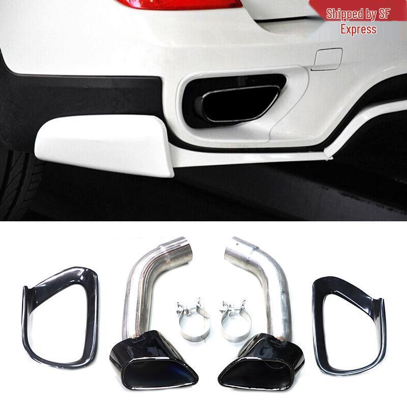 Квадратная насадка на глушитель из нержавеющей стали для BMW X5 E70 08-13