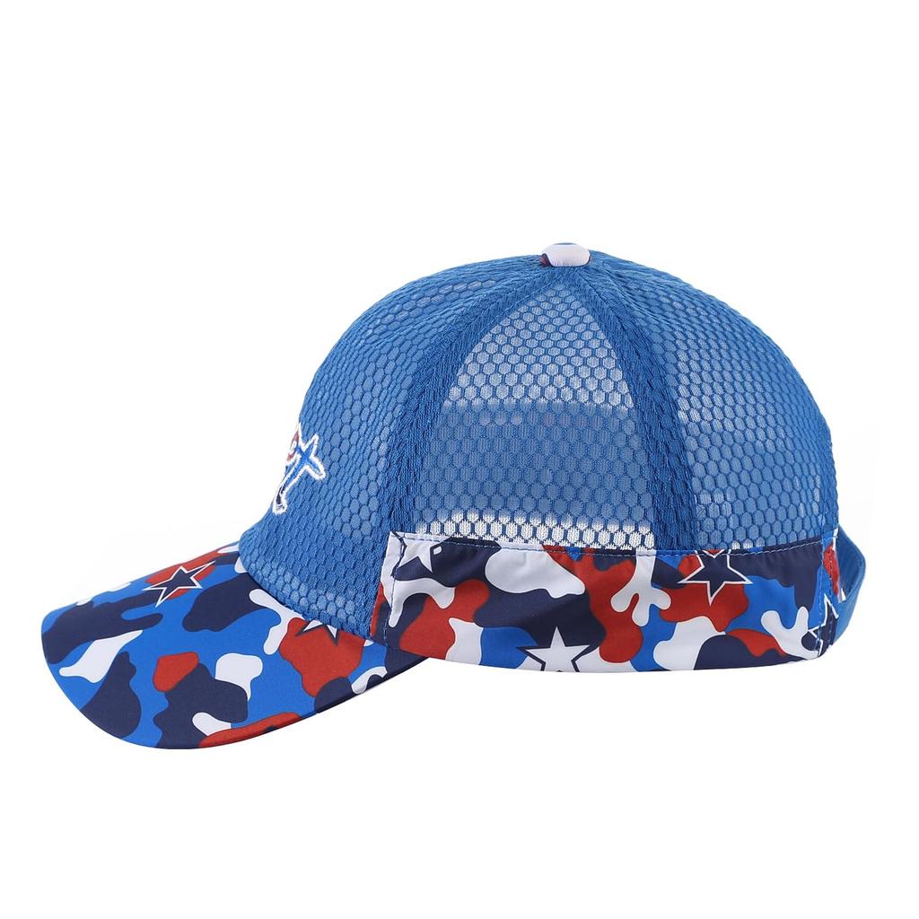 SIQITECH Летняя Дышащая Защита от УФ-лучей Идеально подходит для Поля и Спорта Синяя Детская Футбольная/Бейсбольная Кепка, Кепка для Мальчиков, 5-12, Сетка, Защита, Легкая,