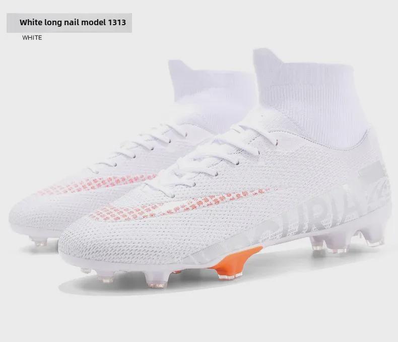 24 новых футбольных кроссовок с высоким верхом для мужчин и женщин: Подходит для AG, TF, студентов и взрослых; Идеально подходит для спортивных тренировок. Горячая распродажа!