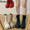 Модные дизайнерские женские короткие ботинки, модные водонепроницаемые туфли с пряжкой на ремне, туфли на плоской подошве, осенне-зимние женские ботильоны