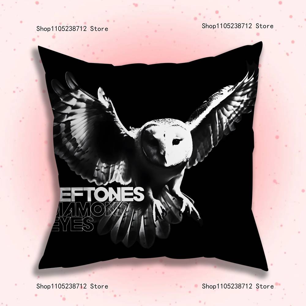 Ретро Полосы D-Deftones Наволочки Мультяшные Декоративные Для Дивана Дома Двусторонняя Печать Короткий Плюш Милая Наволочка