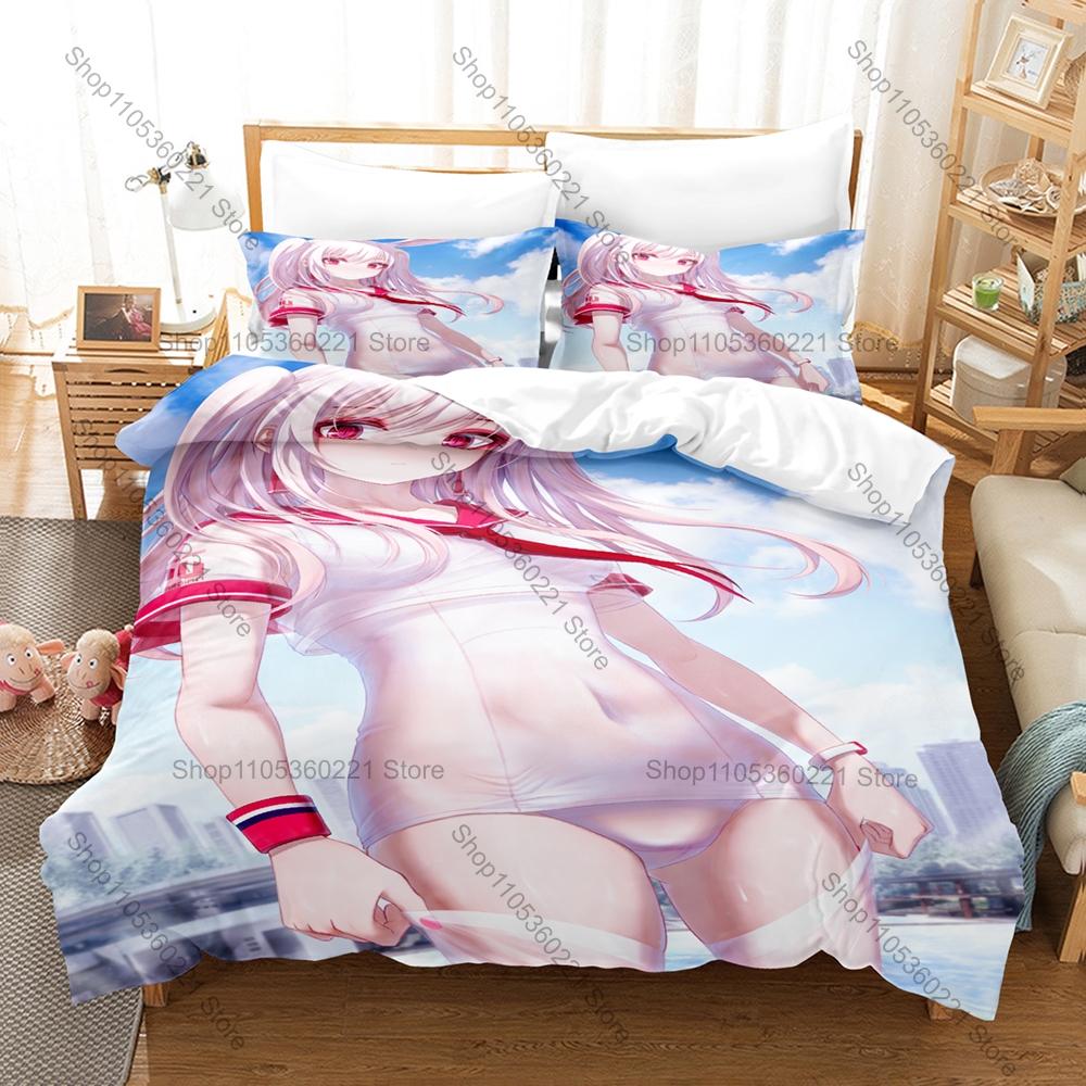 Manga Anime Bedding Set 3Pcs Tsumi no Hahen Exquisite Dark Style Print Stylish Bedroom Decoration For Collectors