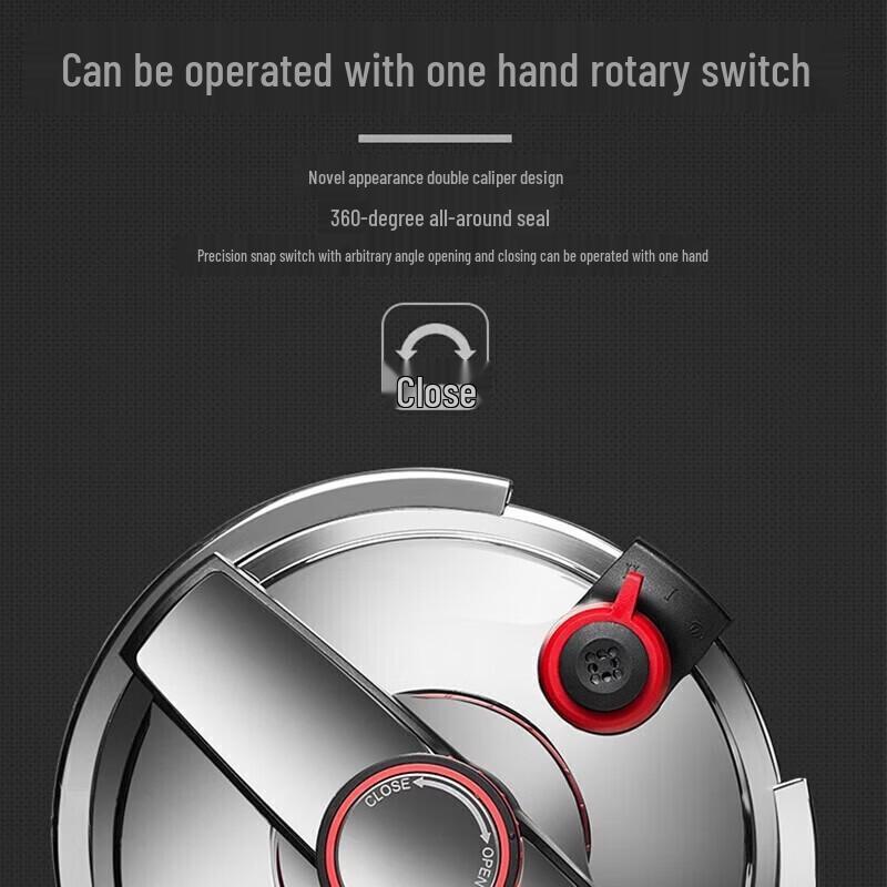 Kangbakh 304 Stainless Steel Dual-Gear Pressure Cooker