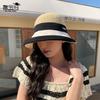 8544 летняя уличная солнцезащитная шляпа детская с загнутыми полями с широкими полями показывает лицо маленькая соломенная козырек пляжная пляжная шляпа-ведро