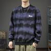 Осень и зима постепенная смена цвета тай-дай стираный свитер Tide Brand с круглым вырезом мужской свободный большой размер американский тяжелый ретро-пуловер куртка
