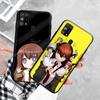 Black Case for Xiaomi Redmi 13C Note 9 iPhone XR 7 8 14 15 11 12 13 X XS Pro Max Samsung A25 S23 S24 FE Ultra Plus Steins Gate