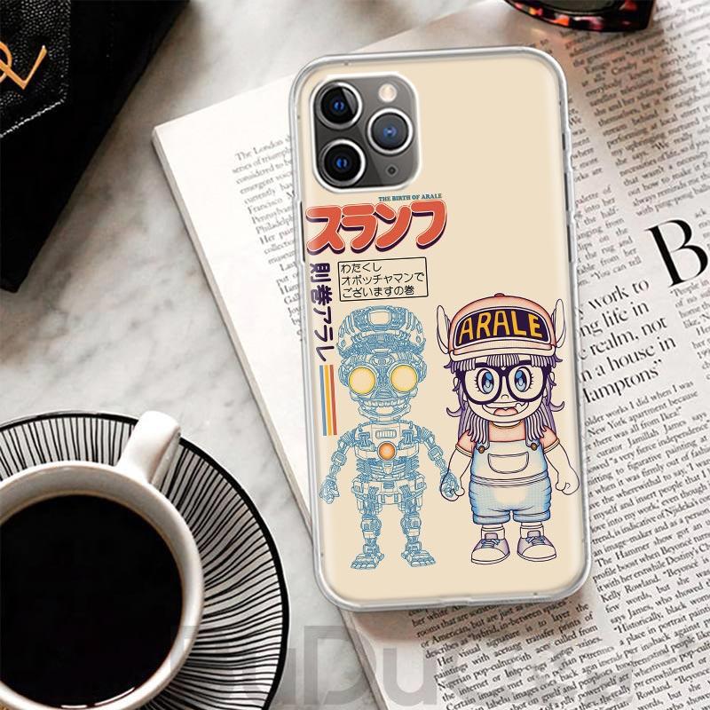 Чехол Arale Dr Slump для iPhone 17 Air 16 16E 15 Pro Max 14 Plus 13 Mini Чехол для телефона 12 11 7 8 SE Индивидуальная печать Корпус 16 15 Pr