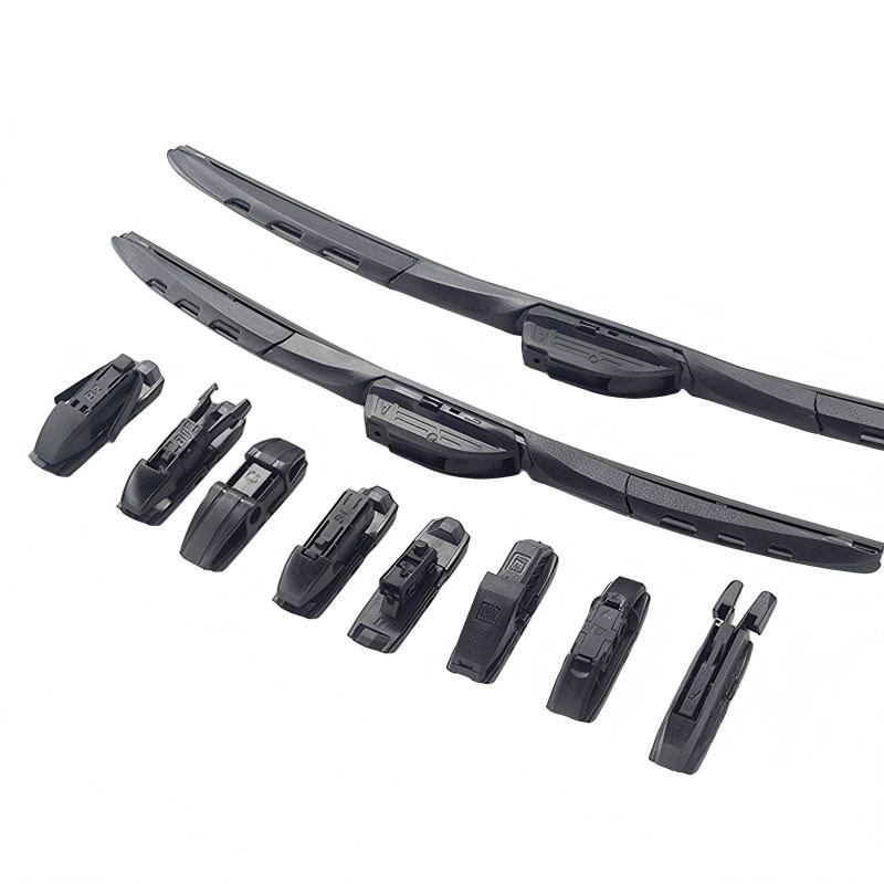 CHSKY Natural Rubber Electric Multi-Function Windshield Wiper All-in-One Smart Tri-Speed Wiper for VW Cars Replaceable Connector