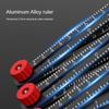 Многофункциональная линейка из алюминиевого сплава 6/12 сложений, угломер, универсальная угловая линейка, металлический локатор-кондуктор для сверления, 6/12 сложений