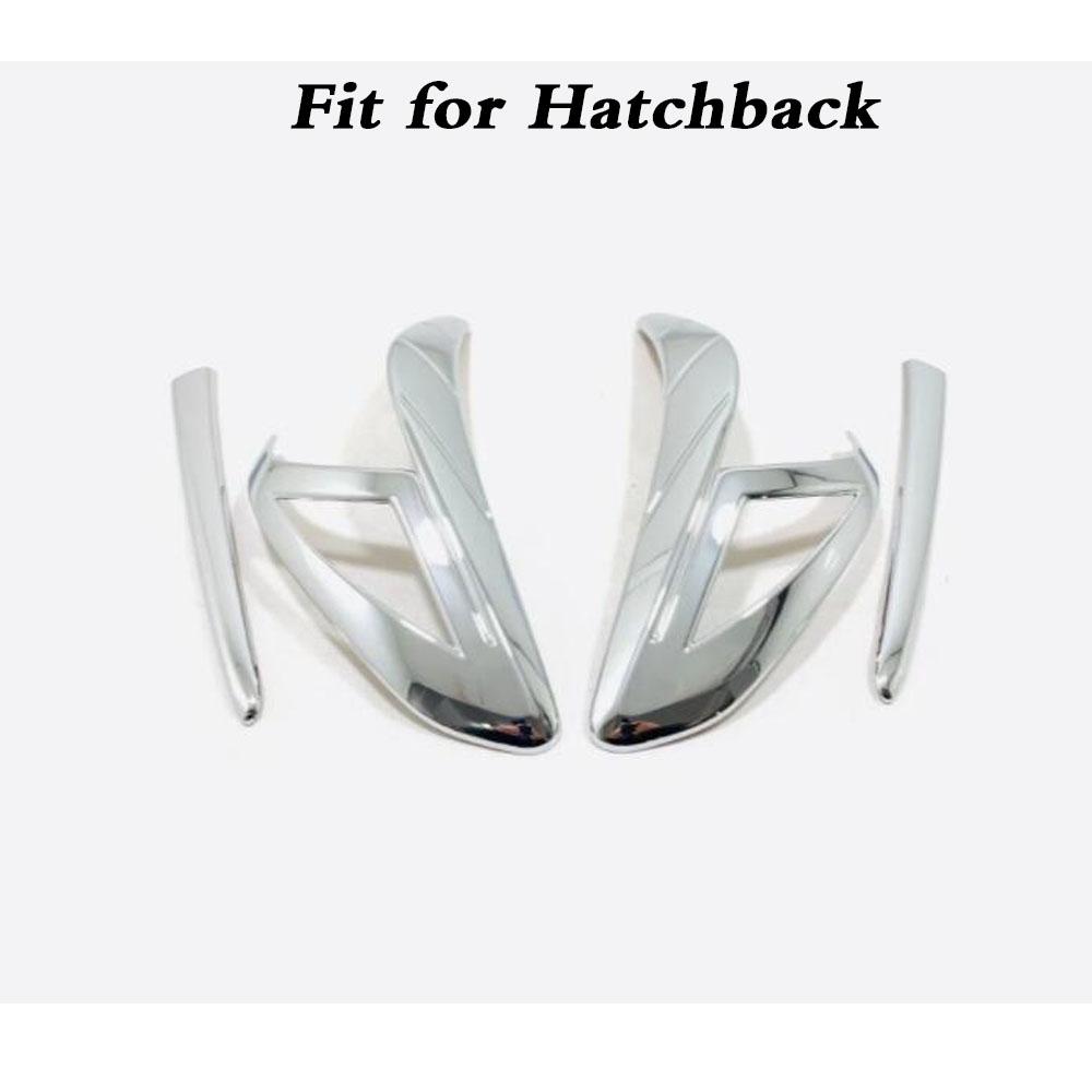 For Mazda 3 Mazda3 Axela M3 Car Body ABS Chrome Cover Trim Back Rear Tail Light Lamp Frame Stick Eyebrow