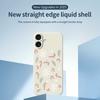 For iPhone 17 Case Leaves and Canes Pattern Printing Straight Edge TPU Phone Back Cover