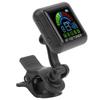 Clip-on USB Guitar Tuner, Rechargeable, for Stringed Instruments (AT-102 Black)