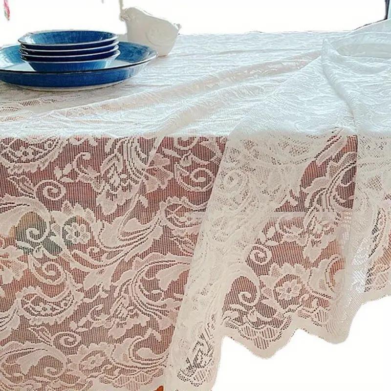 European Beige Phoenix Tablecloth, Weave Items To Decorate Your Home, Suitable For Any Holiday Use Of The Phoenix Flag