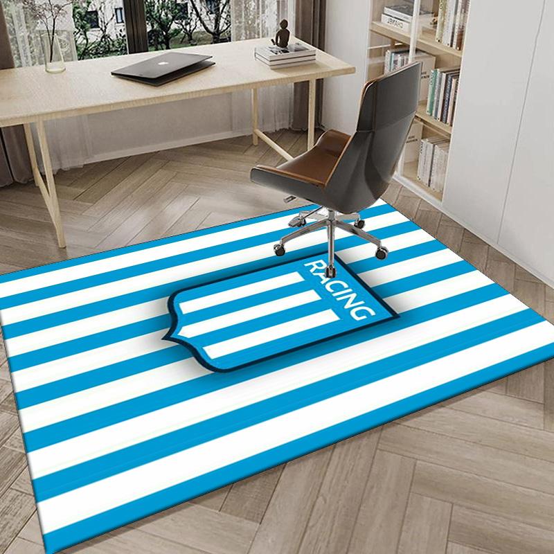 Racing Team Emblem Area Rug for Office, Chair Rug, Decorative Carpet Livingroom Mat, Large Size Fan gifts Christmas gifts