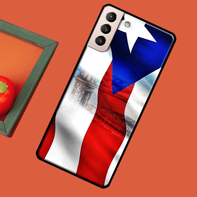Чехол с флагом Пуэрто-Рико для Samsung Galaxy S23 S22 Plus S8 S9 S10 Note 10 Note 20 Ultra S20 FE S21 Ultra Coque