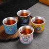Enamel Gilded Silver Harmony Tea Cup