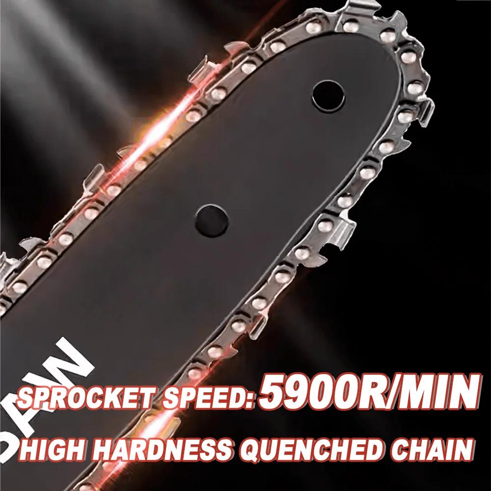 PATUOPRO 12 дюймов бесщеточная электрическая пила аккумуляторная цепная пила для резки дерева садовые инструменты для работы по дереву для Makita 18 В аккумулятор