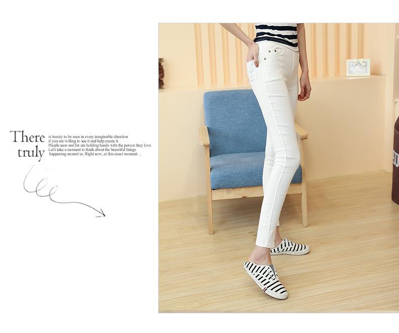 Женские весенние леггинсы больших размеров с карманами на пуговицах - Одна штука