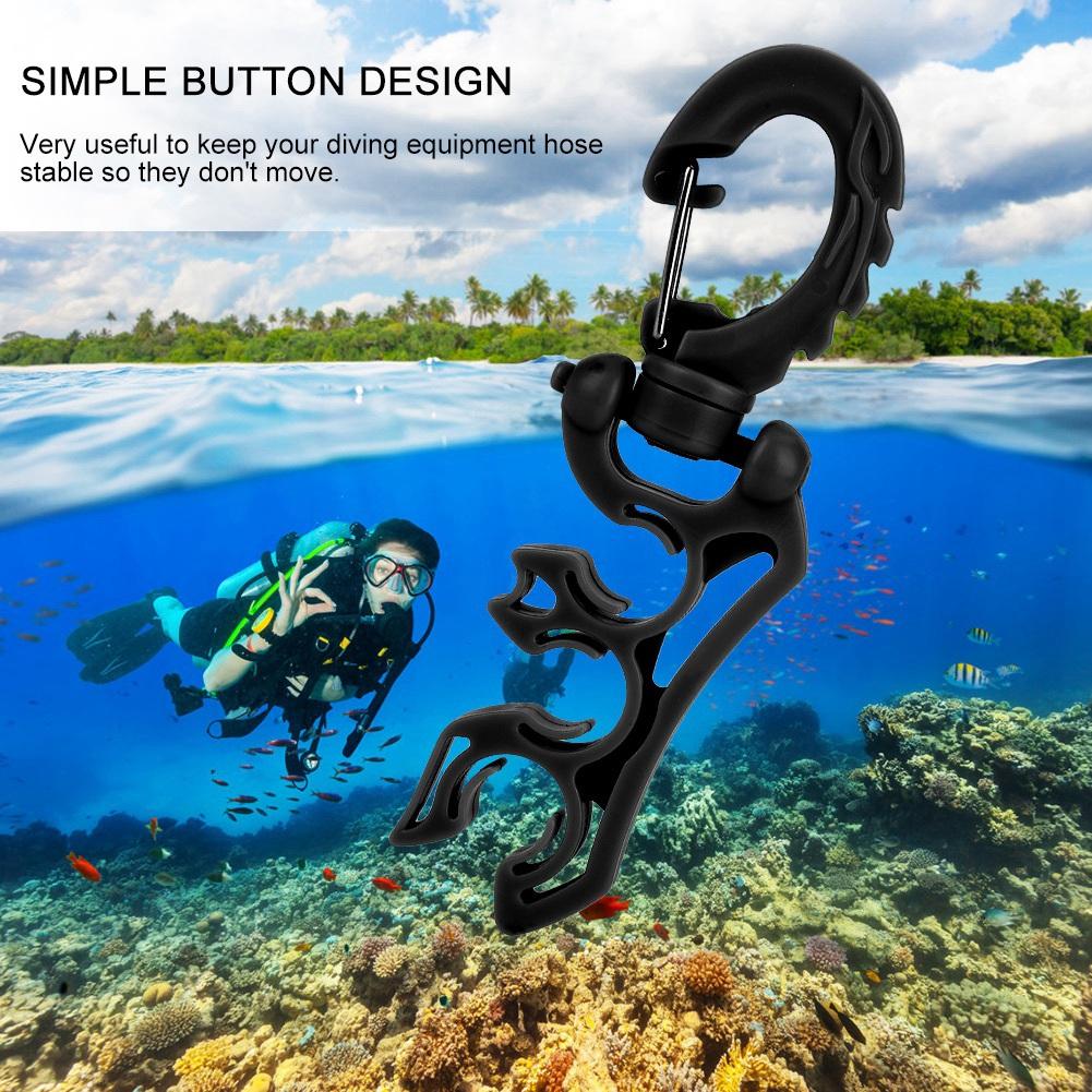 Keep Diving Подводное плавание   Зажим-держатель шланга Пряжка Крючок Черный