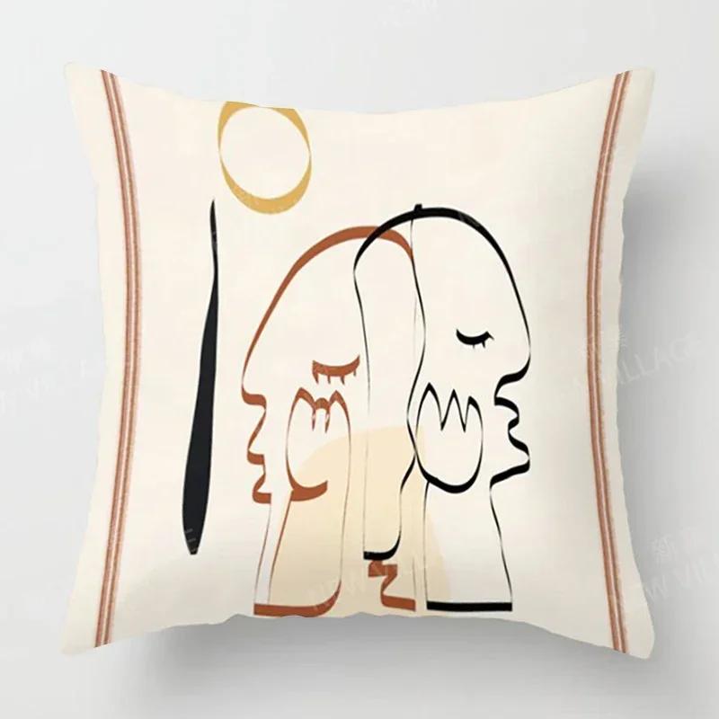 Скандинавский Осенний Домашний Декор Осень Наволочка для диванной подушки Чехол на диванную подушку Современный Моранди